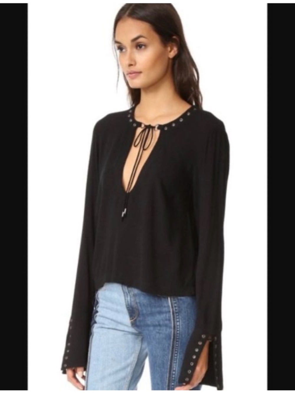 Free People Jump to the beat blouse size small